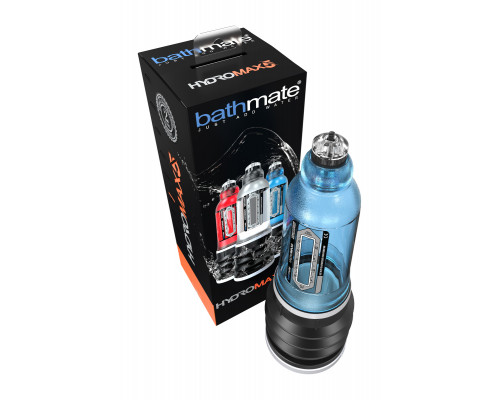 Помпа для пениса Bathmate HYDROMAX5, ABS пластик, голубая, 26 см (аналог Hydromax X20)
