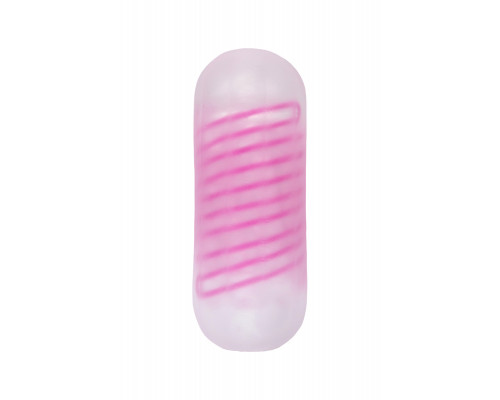 Нереалистичный мастурбатор TENGA SPINNER  Brick, TPE, прозрачный, 13 см