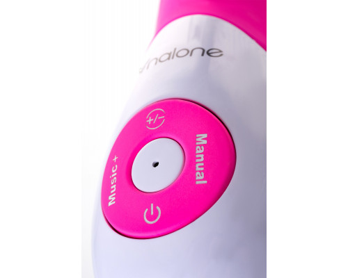 Нереалистичный вибратор Nalone Pulse, силикон, розовый, 21 см