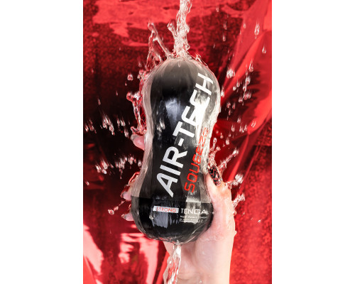 Нереалистичный мастурбатор TENGA Air-Tech Squeeze Strong, TPE, белый, 17 см