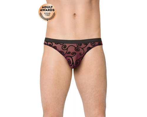 Трусы мужские с узором SoftLine Collection, фиолетовый, XL