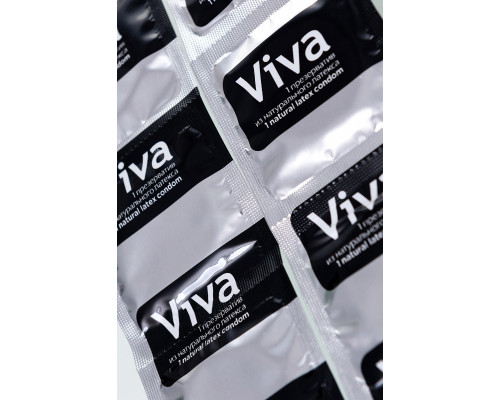 Презервативы VIVA Цветные ароматизированные 3 шт, латекс, 18,5 см