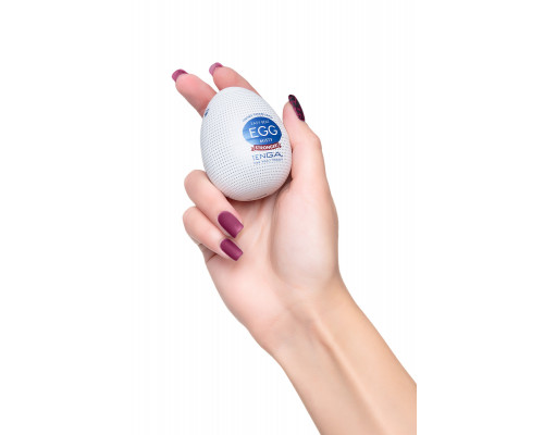 Нереалистичный мастурбатор TENGA № 9 Misty, TPE, белый, 6,1 см