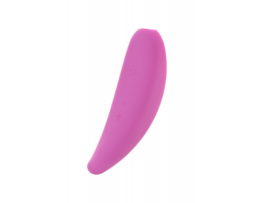 Вакуум-волновой бесконтактный стимулятор клитора Satisfyer Curvy 3+, силикон, розовый, 14,5 см.