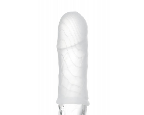 Нереалистичный мастурбатор TENGA Pocket  Wave Line, белый, 7,5 см