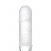 Нереалистичный мастурбатор TENGA Pocket  Wave Line, белый, 7,5 см