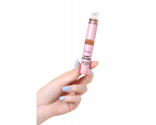 Блеск для губ возбуждающий Eromantica «Mint desire» со вкусом клубники в шоколаде, 10 мл