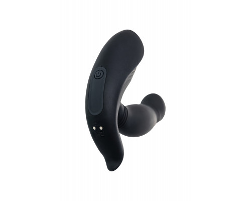 Стимулятор простаты PPPVIBE 9 W MOTOR, силикон, черный, 12 см