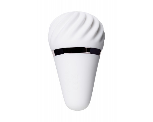 Вибромассажер Satisfyer  Layon 4, Sweet sensation, силикон, белый, 9,6 см.