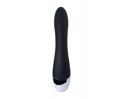 Вибратор Mystim Sizzling Simon  силиконовый  с электростимуляцией чёрный, 27см