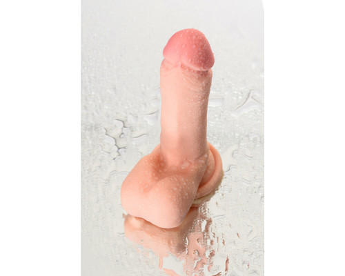 Реалистичный фаллоимитатор TOYFA RealStick Elite DILDO, TPR, телесный, 20 см