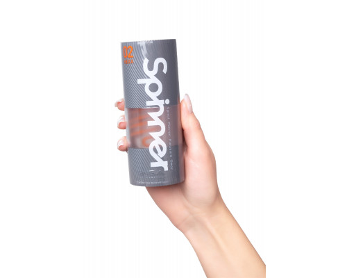 Нереалистичный мастурбатор TENGA SPINNER  Hexa, TPE, прозрачный, 13 см