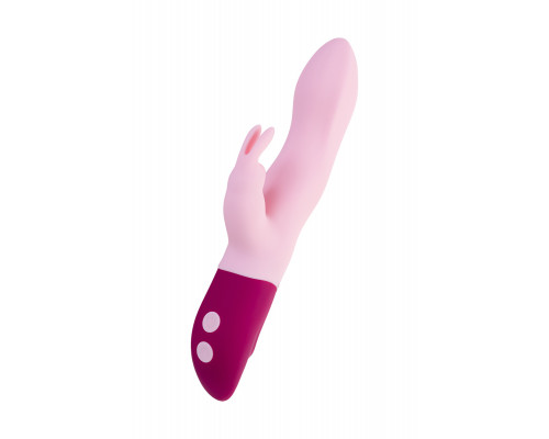 Нереалистичный вибратор Love to Love Hello Rabbit, силикон, розовый, 24,5 см.