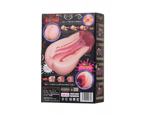 Мастурбатор реалистичный, MAGIC EYES Akuma no Wareme, TPE, телесный, 17 см
