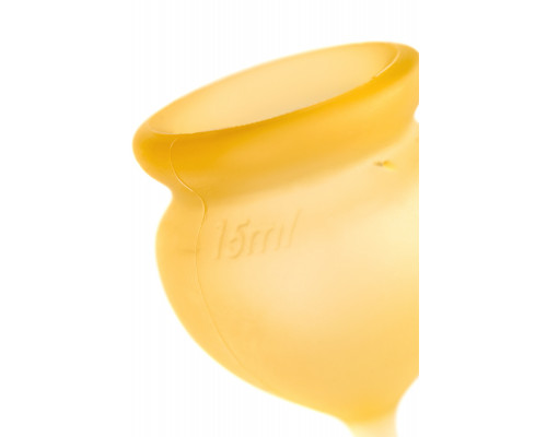 Менструальная чаша Satisfyer Feel Good, 2 шт в наборе, силикон, оранжевый