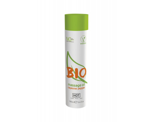 Массажное масло HOT BIO Massage oil cayenne pepper 100 мл.