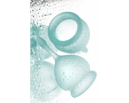 Менструальная чаша Satisfyer Feel Good, 2 шт в наборе, силикон, зеленый