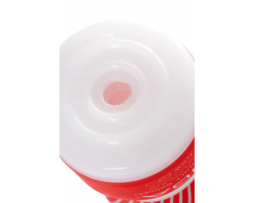 Нереалистичный мастурбатор TENGA  Air Flow Cup, TPE, белый,  15,5 см