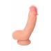 Реалистичный фаллоимитатор TOYFA RealStick Elite Oliver, TPR, телесный, 18,5 см