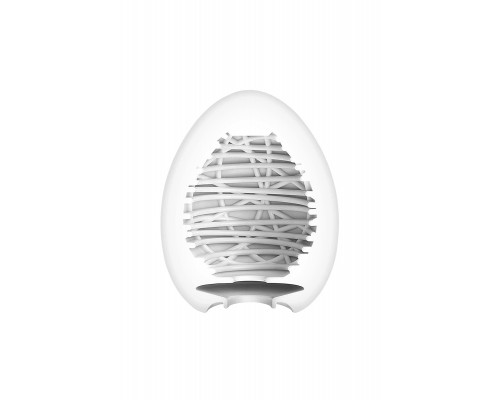 Нереалистичный мастурбатор TENGA №18 Silky II, TPE, белый, 6,1 см