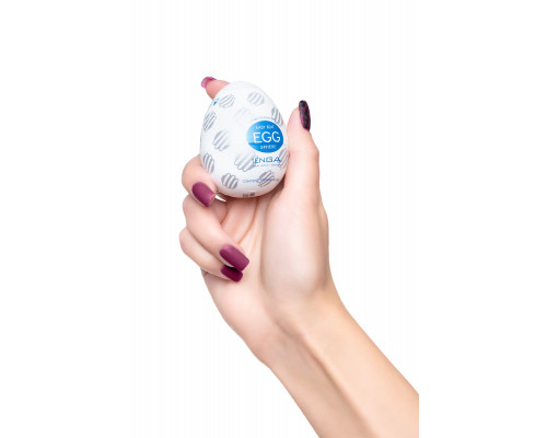 Набор нереалистичных мастурбаторо TENGA  EGG - III, TPE, белый, 6,1 см, 6 шт
