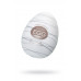 Нереалистичный мастурбатор TENGA № 6 Silky, TPE, белый, 6,1 см