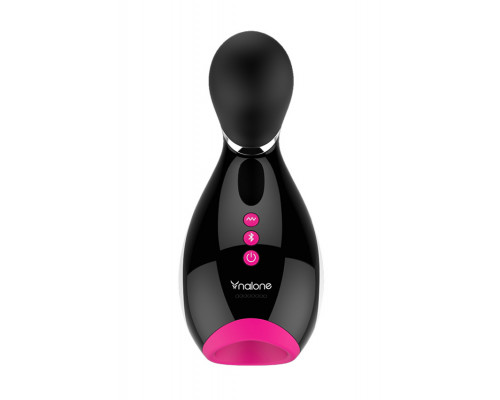 Мастурбатор нереалистичный Nalone Oxxy, Силикон, Чёрный, 20 см