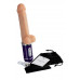 Реалистичный вибратор Ailighter Telescopic lover 2, TPE, телесный, 27,1 см.