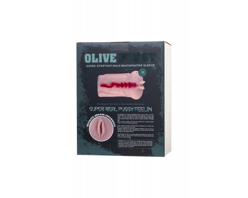 Мастурбатор реалистичный вагина Olive, XISE, TPR, телесный, 16.4 см.