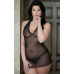 Ночная сорочка SoftLine Collection Marylin и стринги, чёрный, XXXL