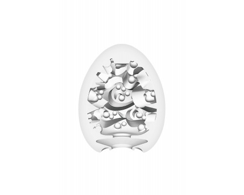 Нереалистичный мастурбатор TENGA №12 Surfer, TPE, белый, 6,1 см