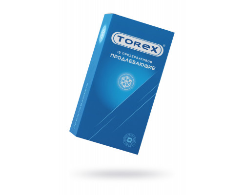 Презервативы Torex, продлевающие, латекс, 18 см, 5,2 см, 12 шт.