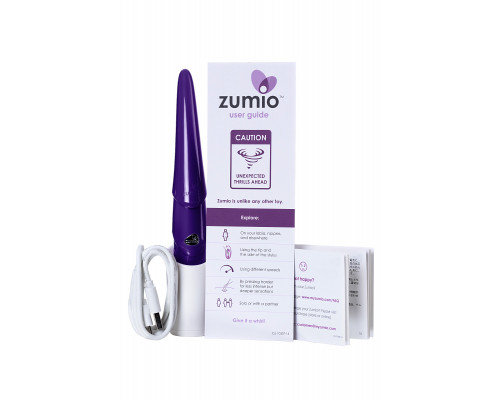 Стимулятор клитора с ротацией Zumio X,фиолетовый,ABS пластик, 18 см
