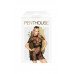 Комплект Poison cookie PENTHOUSE (платье, украшение на голову, стринги), чёрный, L/XL
