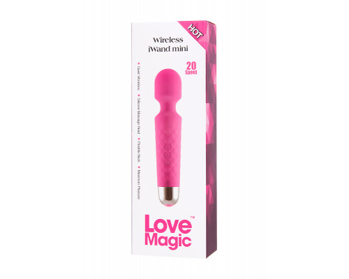 Вибромассажер Love Magic, беспроводной, силикон, розовый