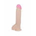 Фаллоимитатор неоскин на присоске REAL Next Lovetoy, TPR, телесный 25,5 см