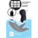 Стимулятор простаты PPPVIBE 9 W MOTOR, силикон, черный, 12 см
