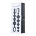 Набор анальных цепочек Satisfyer Beads, силикон, черный, 27 см.