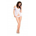 Ночная сорочка и стринги SoftLine Collection Erika, белый, M