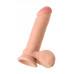 Реалистичный фаллоимитатор TOYFA RealStick Elite DILDO, TPR, телесный, 20 см