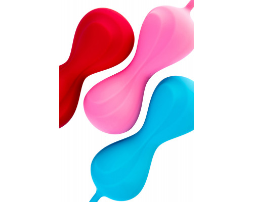 Набор вагинальных шариков Satisfyer Balls C02 Double, силикон, ассорти, Ø 3,2 см.