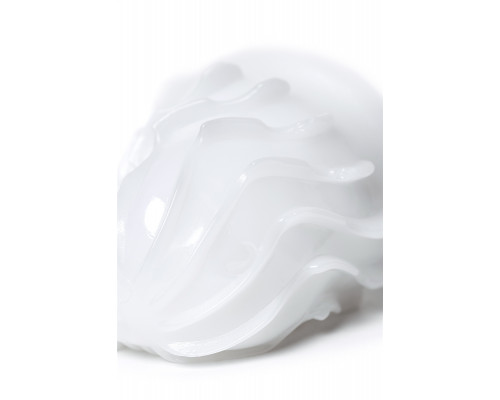 Мастурбатор MasturbaTIN Curly Curtis, TPE, белый, 4.5 см