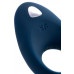 Эрекционное кольцо на пенис Satisfyer Mighty, силикон, синий, 9 см.