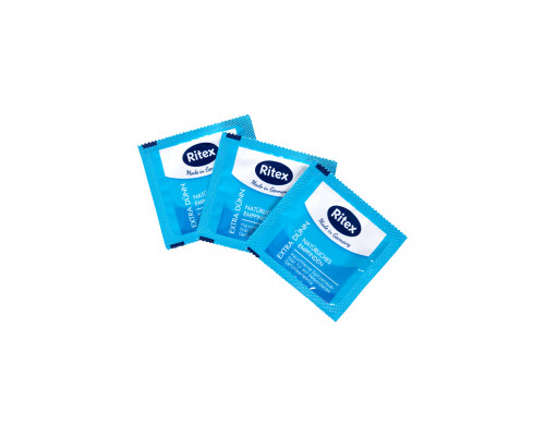 Презервативы Ritex, extra dunn, ультратонкие, латекс, 18 см, 5,3 см, 3 шт.