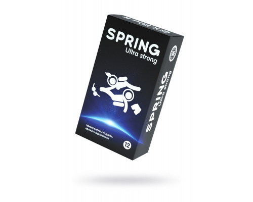 Презервативы Spring  Ultra Strong, классические, латекс, 17,5 см, 12 шт