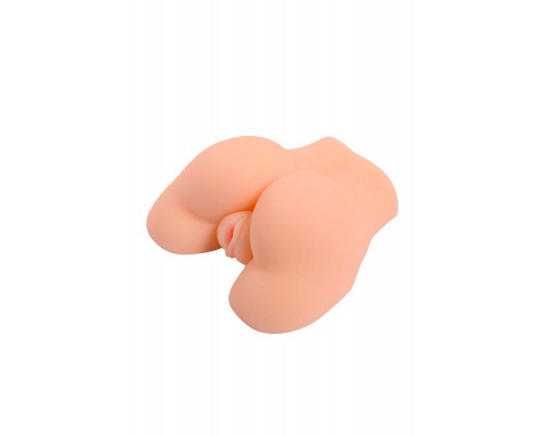 Мастурбатор реалистичный вагина+анус, XISE, TPR, телесный, 20 см