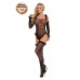 Костюм-сетка SoftLine Collection Burlesque, черный, S/L