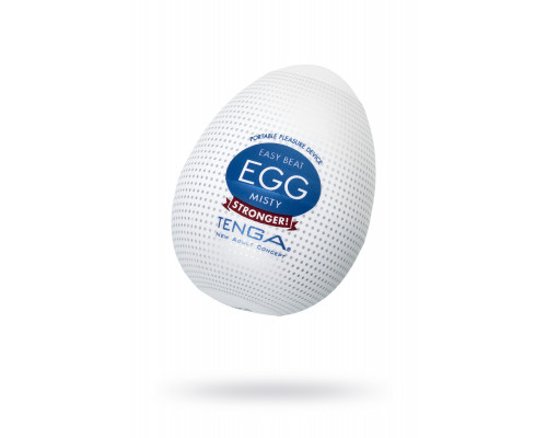 Нереалистичный мастурбатор TENGA № 9 Misty, TPE, белый, 6,1 см