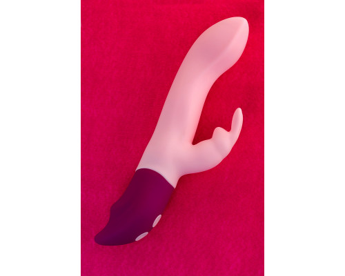 Нереалистичный вибратор Love to Love Hello Rabbit, силикон, розовый, 24,5 см.