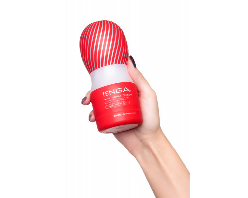 Нереалистичный мастурбатор TENGA  Air Flow Cup, TPE, белый,  15,5 см